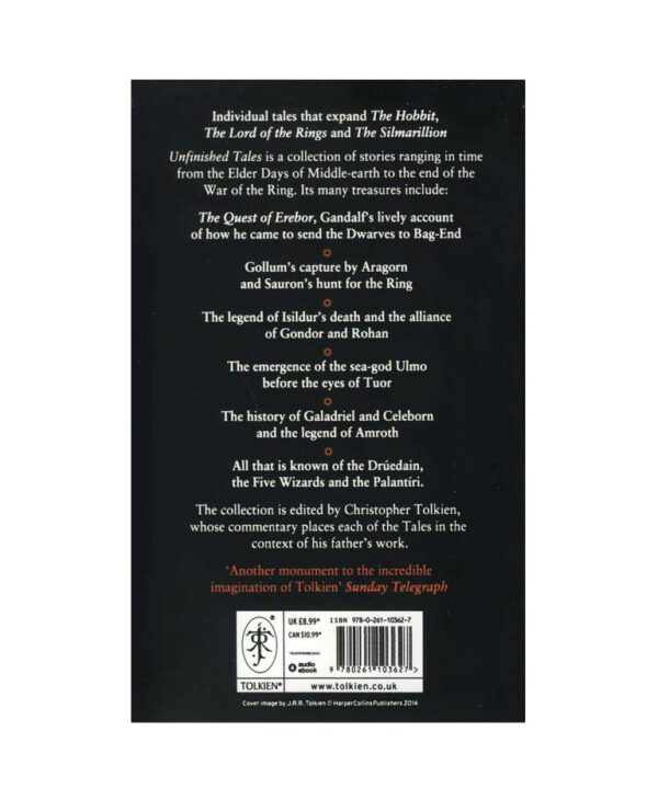 خرید کتاب رمان انگلیسی | UNFINISHED TALES | کتاب رمان انگلیسی UNFINISHED TALES اثر J.R.R.TOLKIEN