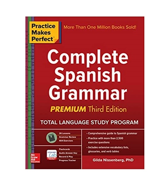 خرید کتاب زبان اسپانیایی | فروشگاه اینترنتی کتاب زبان اسپانیایی | Practice Makes Perfect Complete Spanish Grammar | کامپلیت اسپانیش گرامر