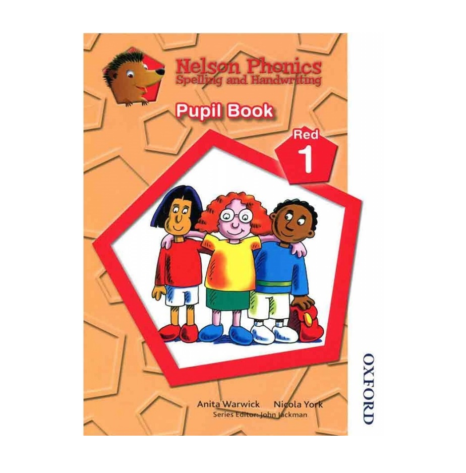 نلسون فونیکس Nelson Phonics Red 1 Spelling And Handwriting Pupil Book