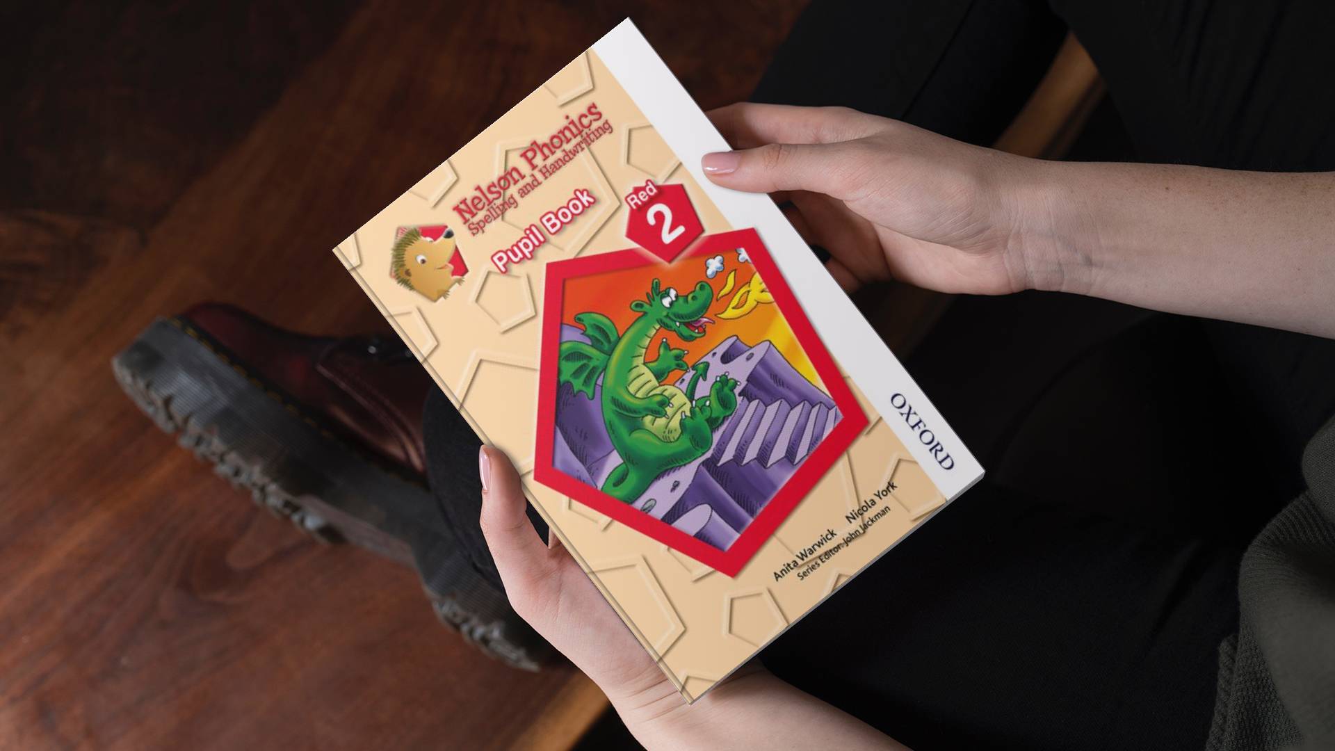 نلسون فونیکس Nelson Phonics Red 2 Spelling And Handwriting Pupil Book
