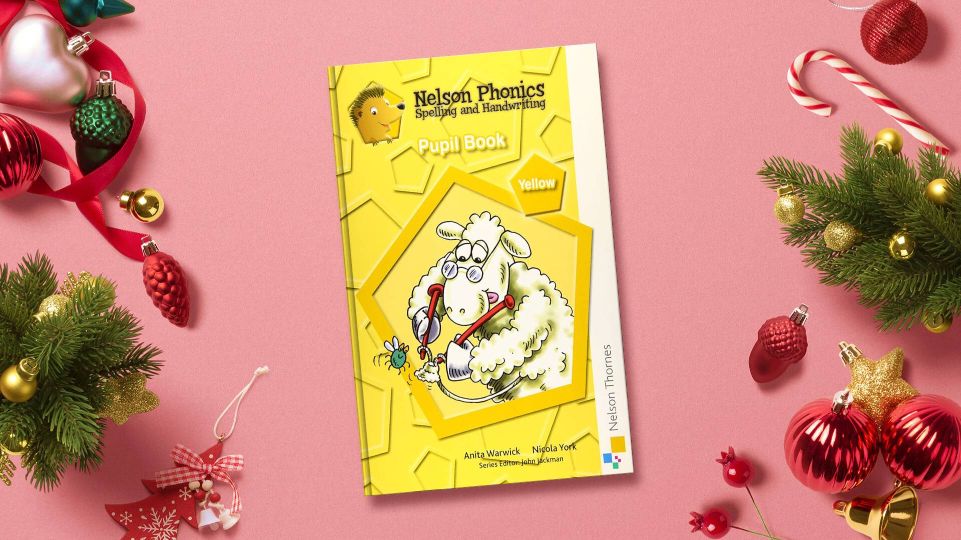 نلسون فونیکس Nelson Phonics Yellow Spelling And Handwriting Pupil Book