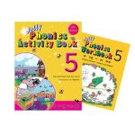 کتاب جولی فونیکس پنج اکتیویتی بوک و ورک بوک Jolly Phonics Activity Book 5 + Work book