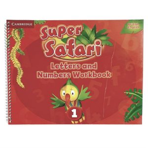 کتاب سوپر سافاری لترز اند نامبرز Super Safari 1 Letters and Numbers Workbook