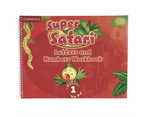 کتاب سوپر سافاری لترز اند نامبرز Super Safari 1 Letters and Numbers Workbook