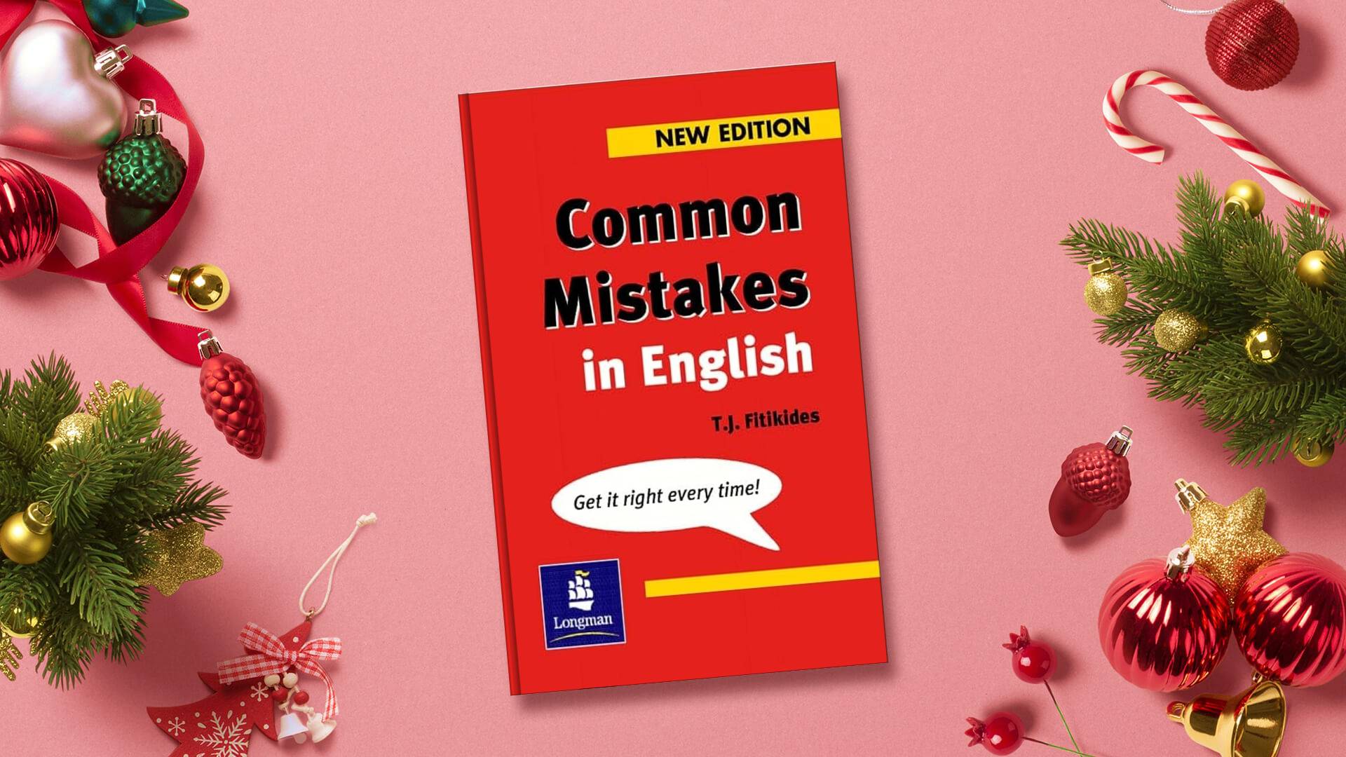 کتاب کامان میستیکس این انگلیش Common Mistakes in English Fitikides قرمز
