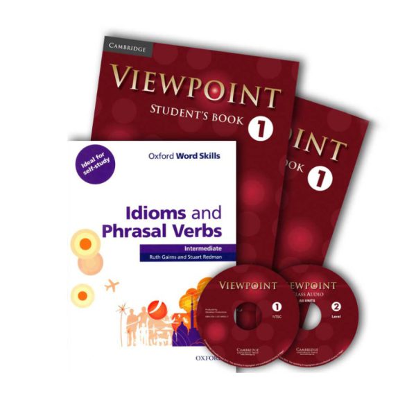 مجموعه کتاب های ویوپوینت یک ایدیمز اند فریزال وربز اینترمدیت ViewPoint 1 Idioms and Phrasal Verbs intermediate