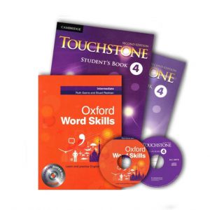 پک کتاب های تاچ استون چهار و ورد اسکیلز Touchstone 4 Oxford Word Skills Intermediate