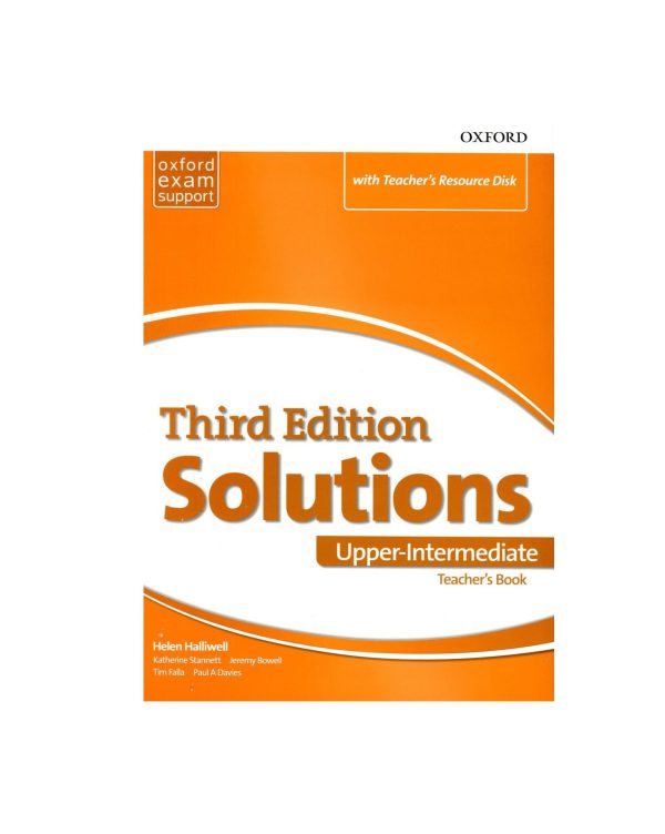 کتاب معلم سولوشنز اپر اینترمدیت ویرایش سوم Solutions Upper Intermediate Teacher’s Book Third Edition