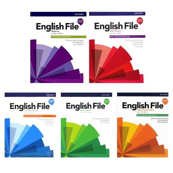 مجموعه پنج جلدی انگلیش فایل ویرایش چهارم English File Fourth Edition