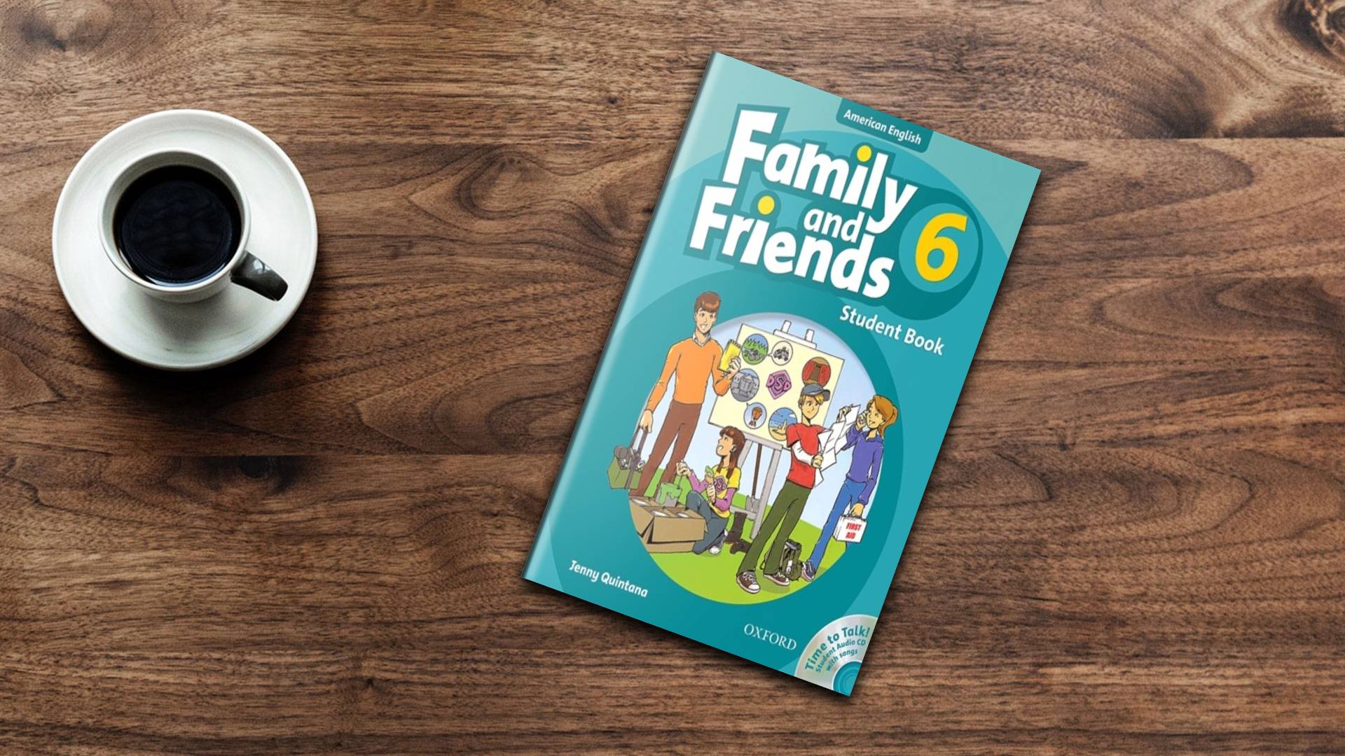 کتاب امریکن فمیلی اند فرندز شش ویرایش قدیم American Family and Friends 6