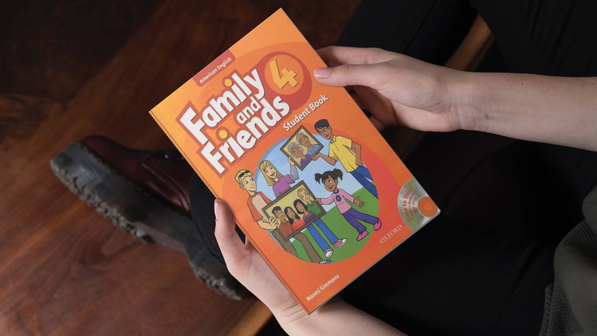 کتاب امریکن فمیلی اند فرندز چهار ویرایش قدیم American Family and Friends 4