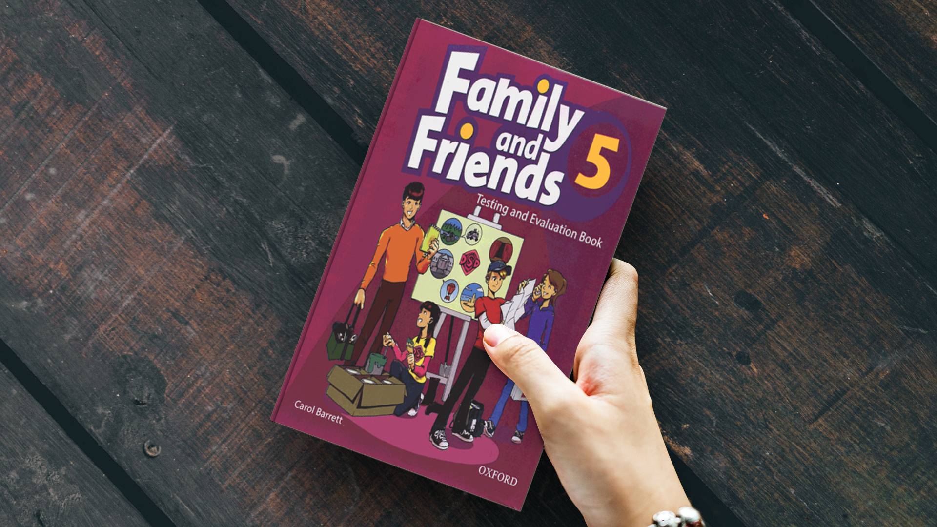 کتاب زبان فمیلی اند فرندز تست اند اولیشن پنج Family and Friends Test & Evaluation 5