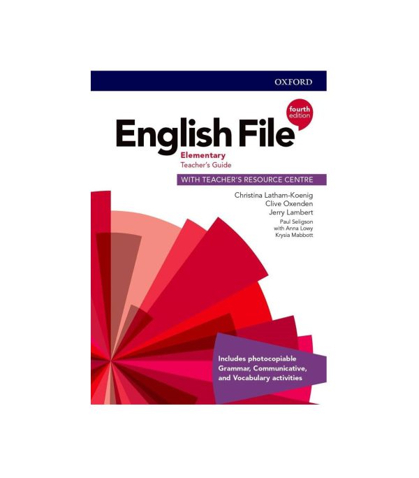 کتاب معلم انگلیش فایل المنتری ویرایش چهارم English File Elementar Fourth Edition Teacher's Book