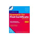 کتاب Cambridge Grammar for First Certificate کمبریج گرامر فور فرست سرتیفیکیت