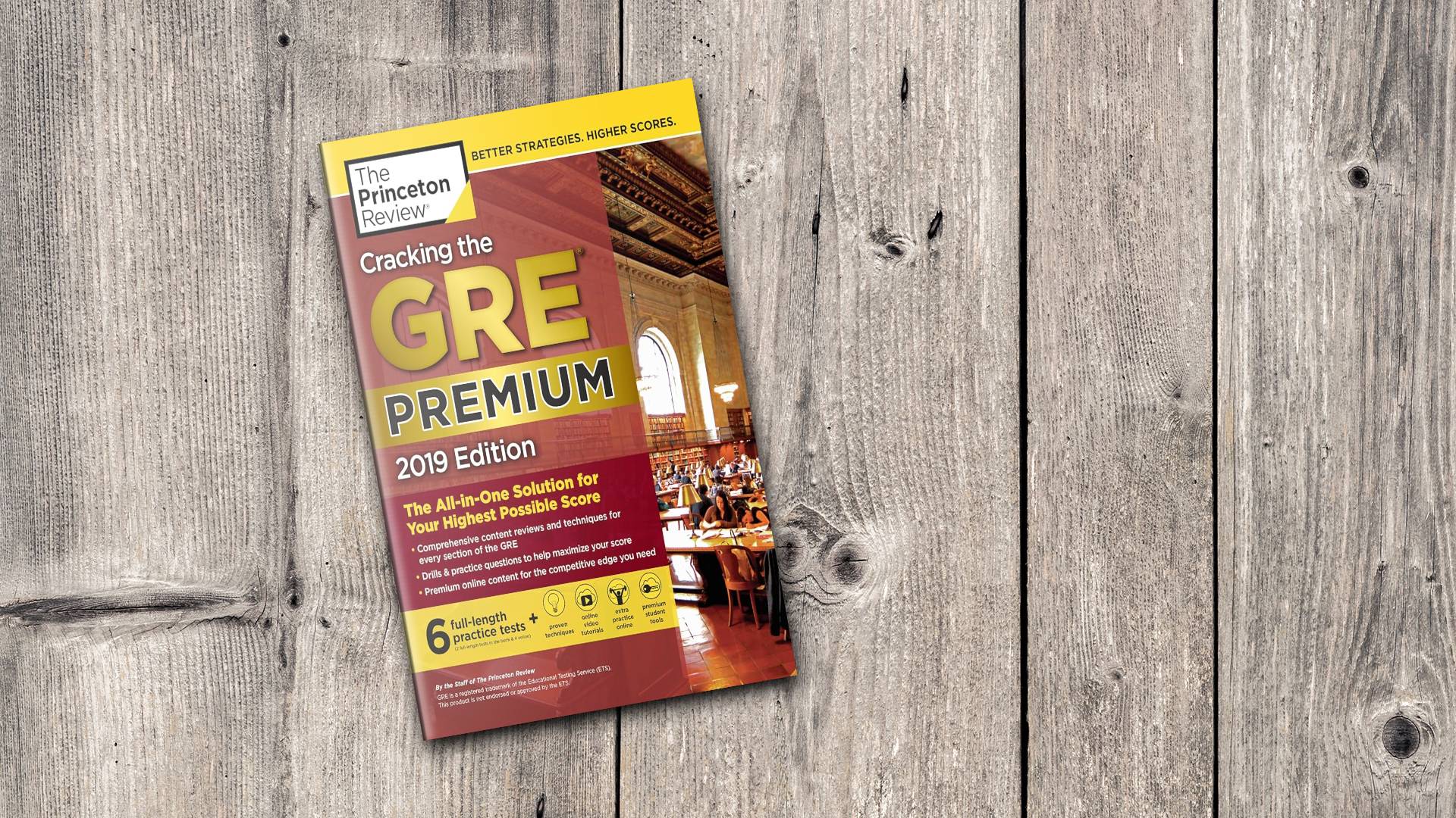 کتاب Cracking the GRE Premium Edition with 6 Practice Tests 2019 کرکینگ در جی ار ای پرمیوم