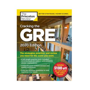 کتاب Cracking the GRE with 4 Practice Tests 2020 Edition کرکینگ د جی ار ای