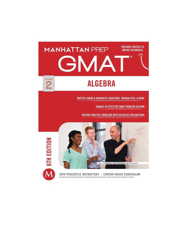 کتاب GMAT Algebra Strategy a Guide Manhattan Prep جی مت الجبرا