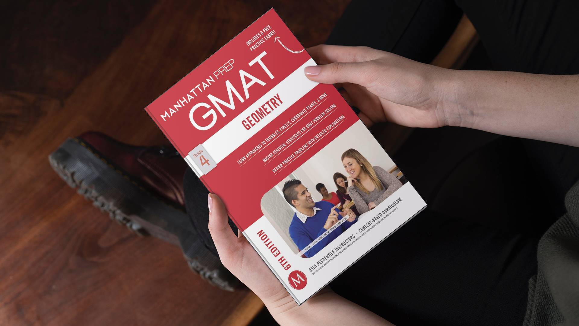 کتاب GMAT Geometry Manhattan Prep GMAT Strategy Guides جی مت جئومتری