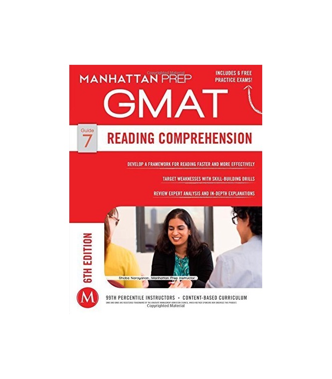 کتاب GMAT Reading Comprehension Manhattan Prep جی مت ریدینگ کامپرهنشن