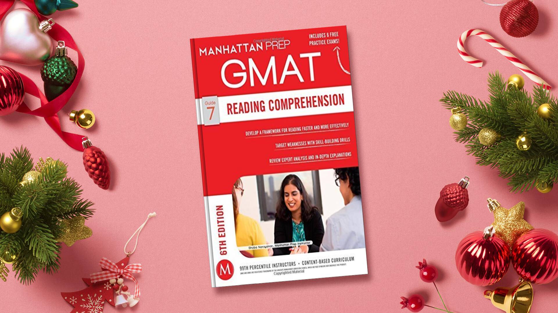 کتاب GMAT Reading Comprehension Manhattan Prep جی مت ریدینگ کامپرهنشن