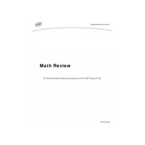 کتاب GRE Math Review جی ار ای مث ریویو