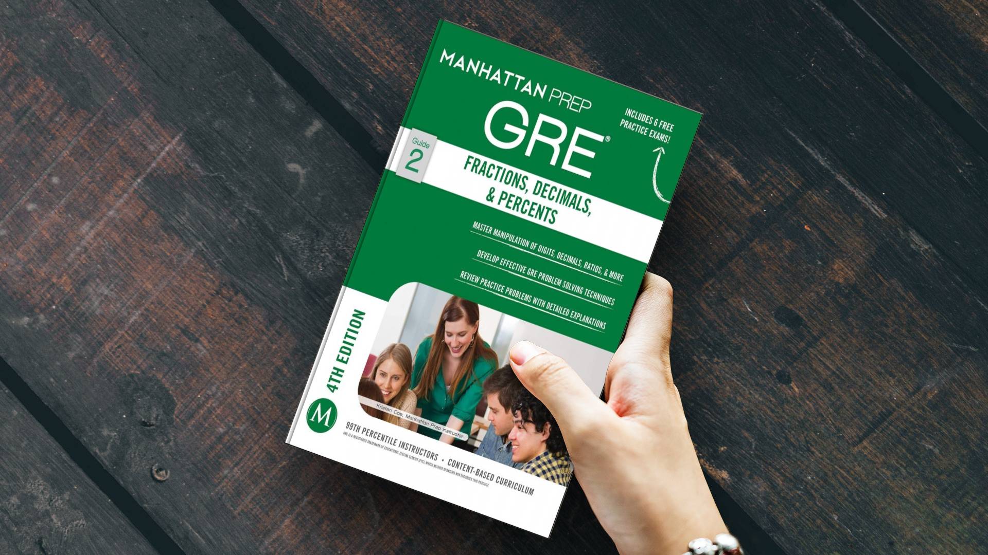 کتاب Manhattan Prep GRE Fractions Decimals & Percents Strategy Guide جی آر ایی نامبر پراپرتیز