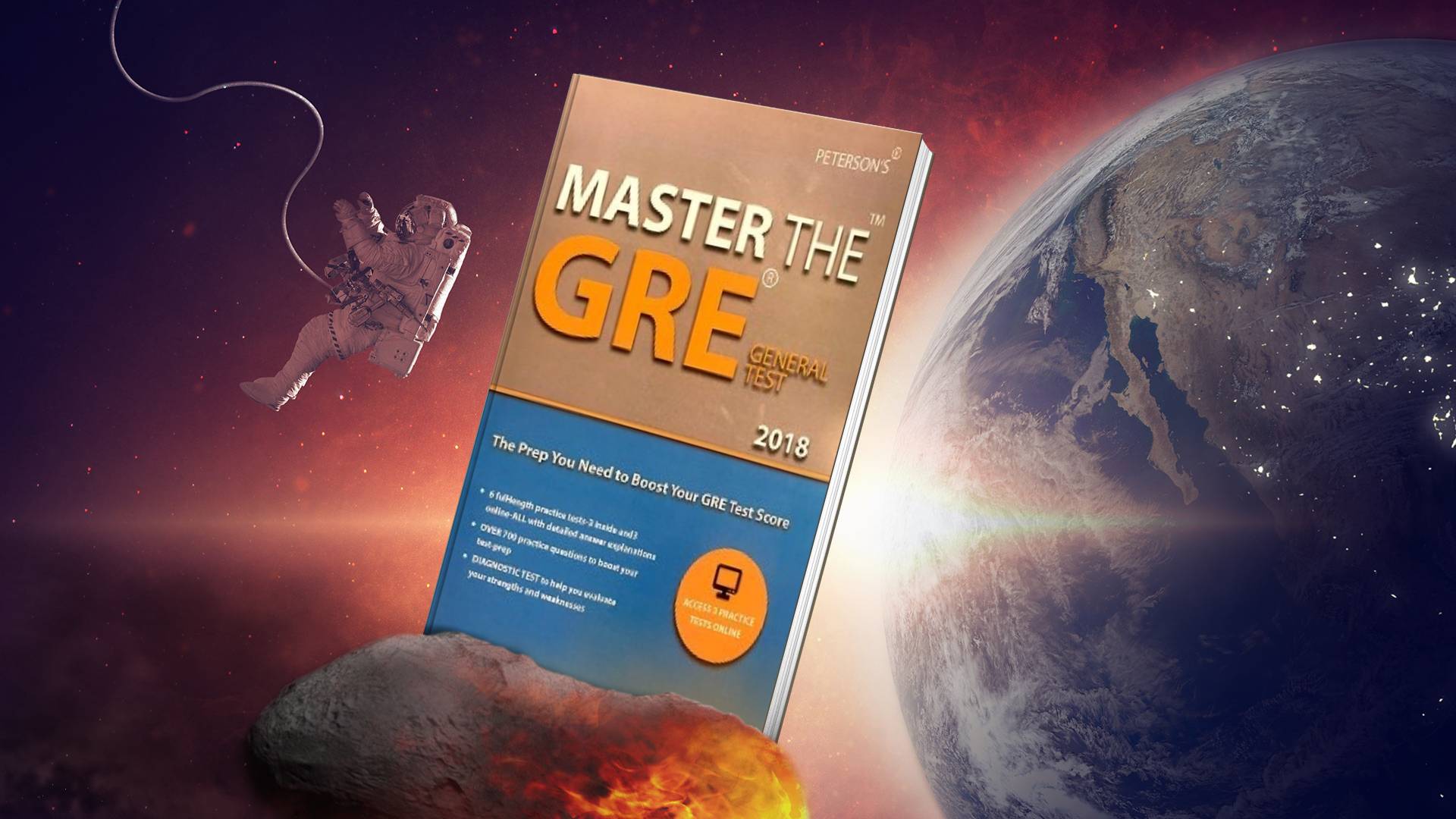 کتاب Master The GRE General TEST 2018 مستر د جی ار ای جنرال تست
