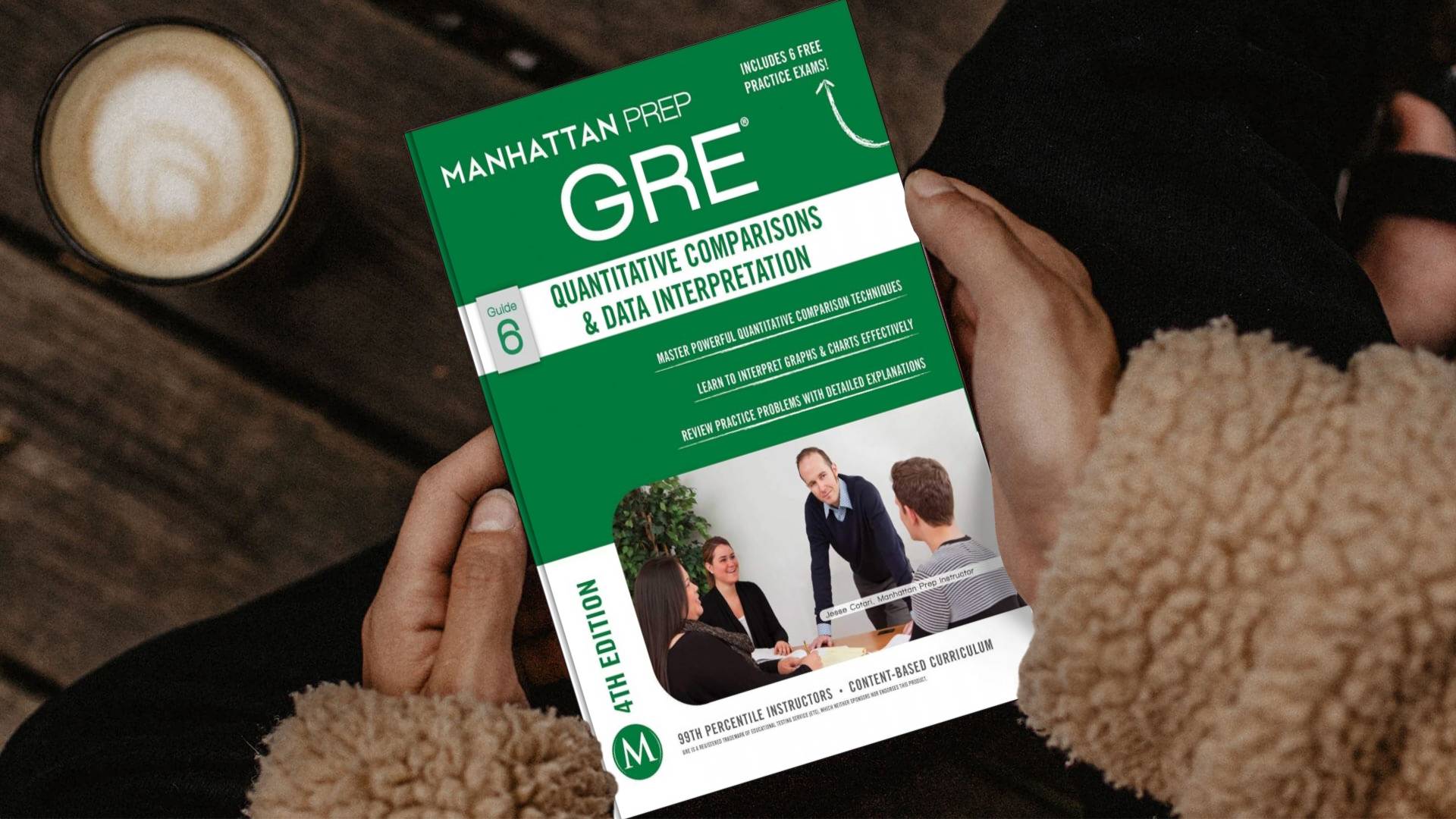 کتاب زبان Manhattan Prep GRE Quantitative Comparisons & Data Interpretation Strategy Guide جی آر ایی