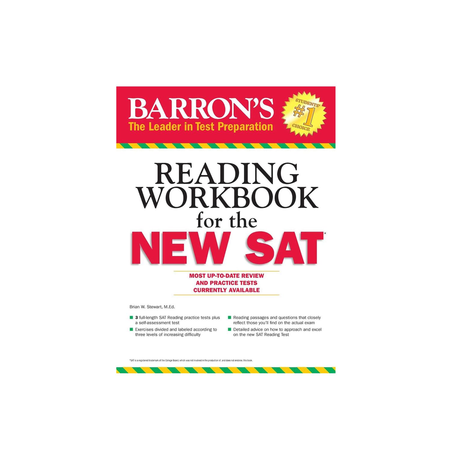 کتاب Barrons Reading Workbook for the NEW SAT