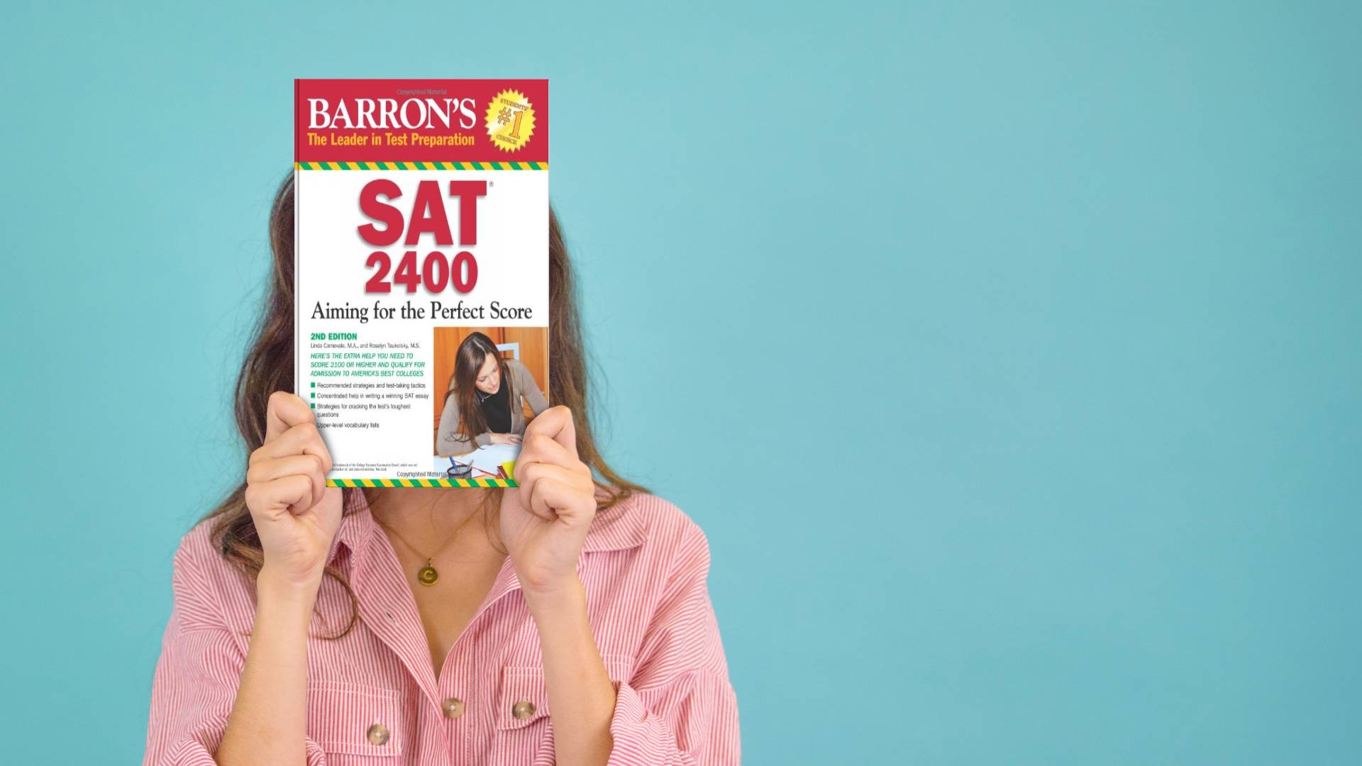 کتاب Barron's SAT 2400 Aiming for the Perfect Score بارونز اس ای تی