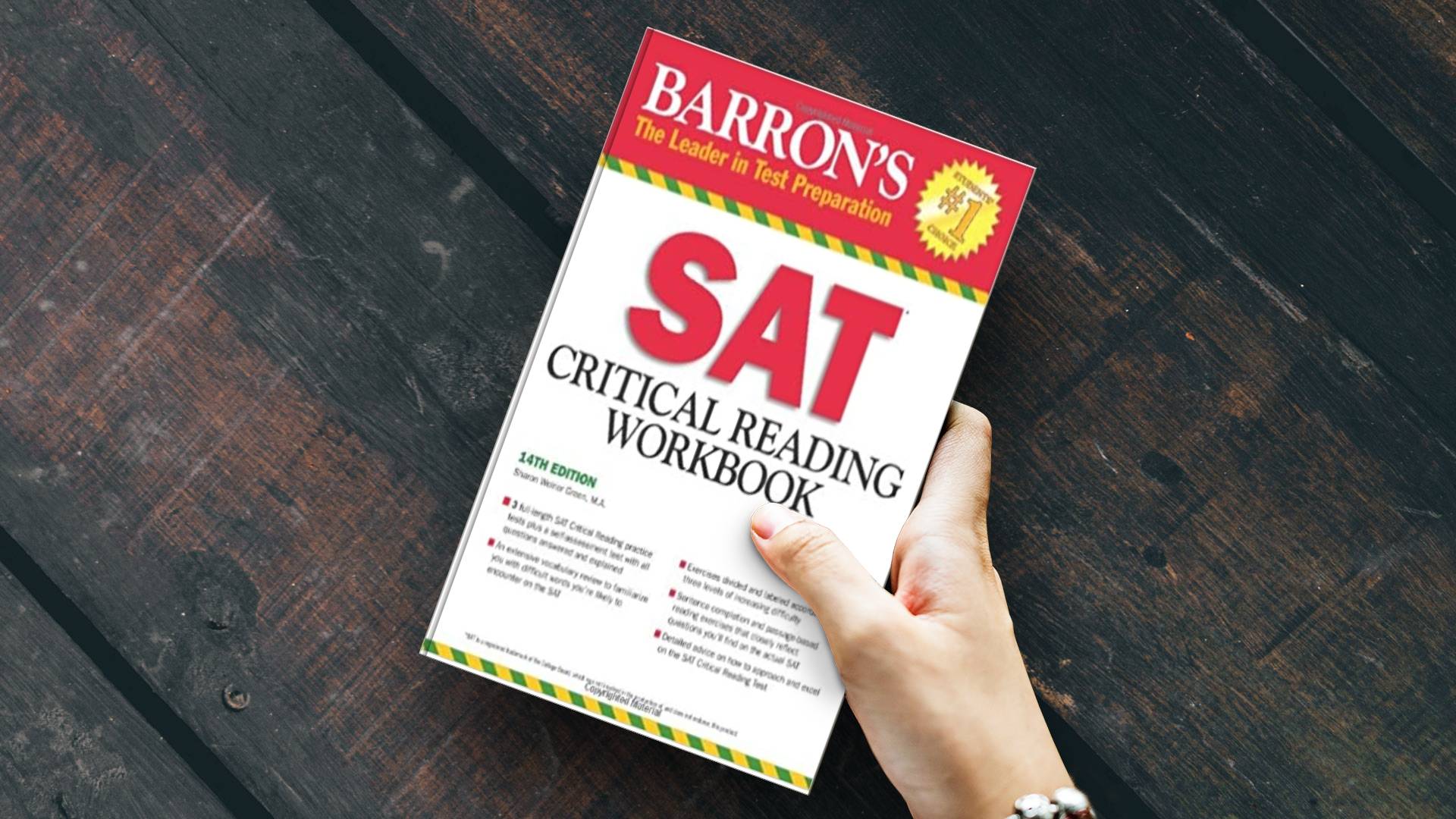 کتاب Barron’s SAT Critical Reading Workbook 14th Edition بارونز اس ای تی کریتیکال ریدینگ ورک بوک ویرایش چهاردهم