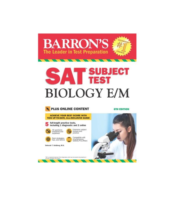 کتاب Barron’s SAT Subject Test Biology EM بارونس اس ای تی سابجکت تست بیولوژی