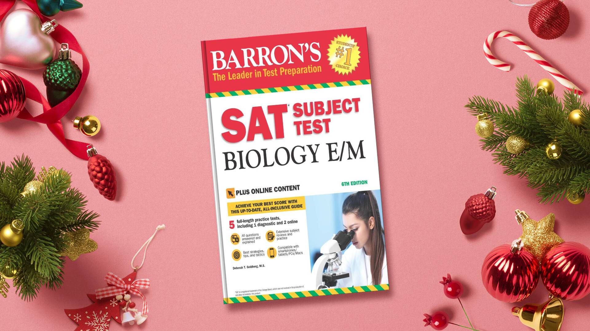 کتاب Barron’s SAT Subject Test Biology EM بارونس اس ای تی سابجکت تست بیولوژی