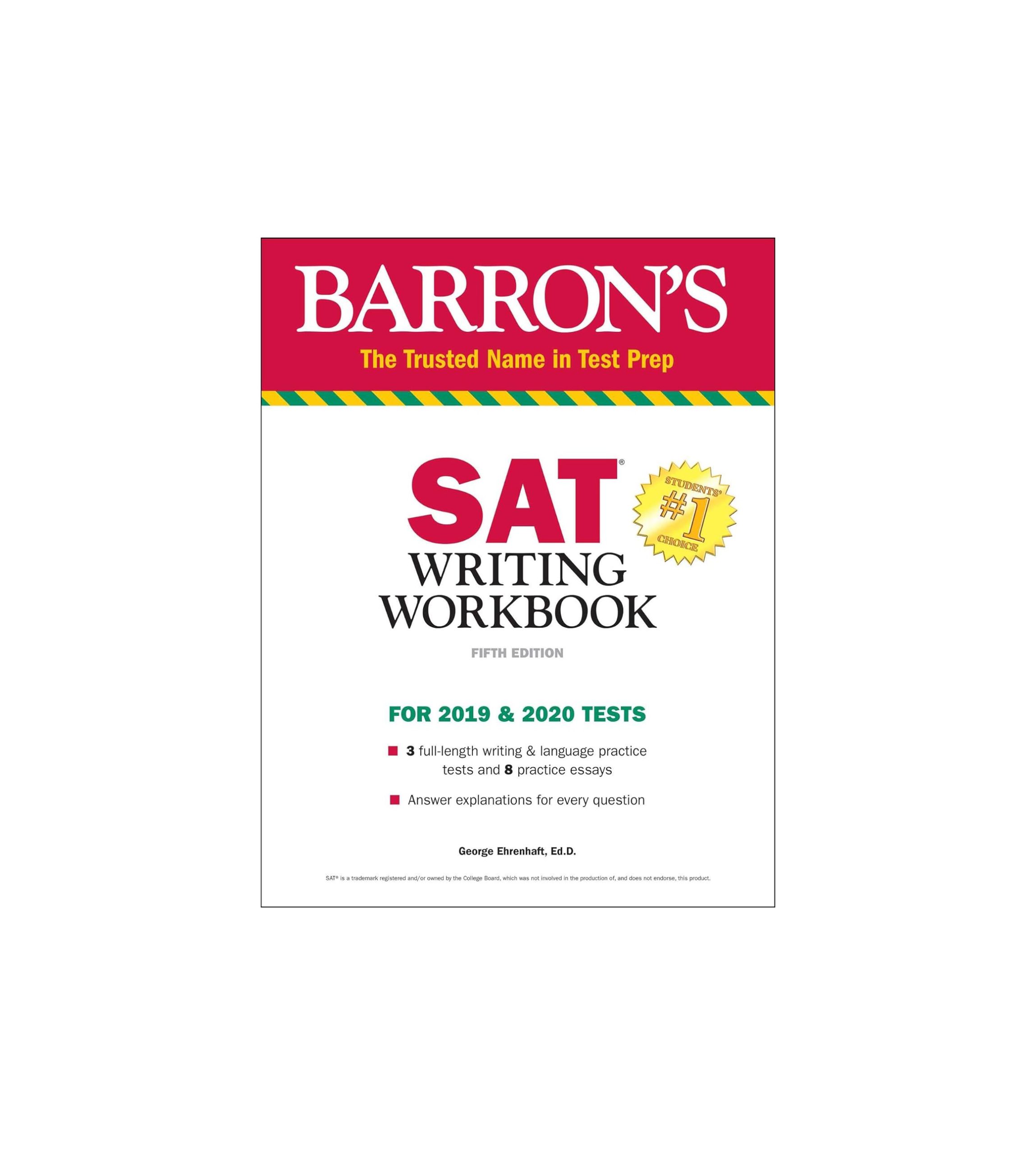 کتاب Barron’s SAT Writing Workbook بارونز اس ای تی رایتینگ ورک بوک
