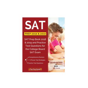 کتاب SAT Prep Book 2018 & 2019 and Practice Test Questions for the College Board SAT Exam اس ای تی پریپ بوک