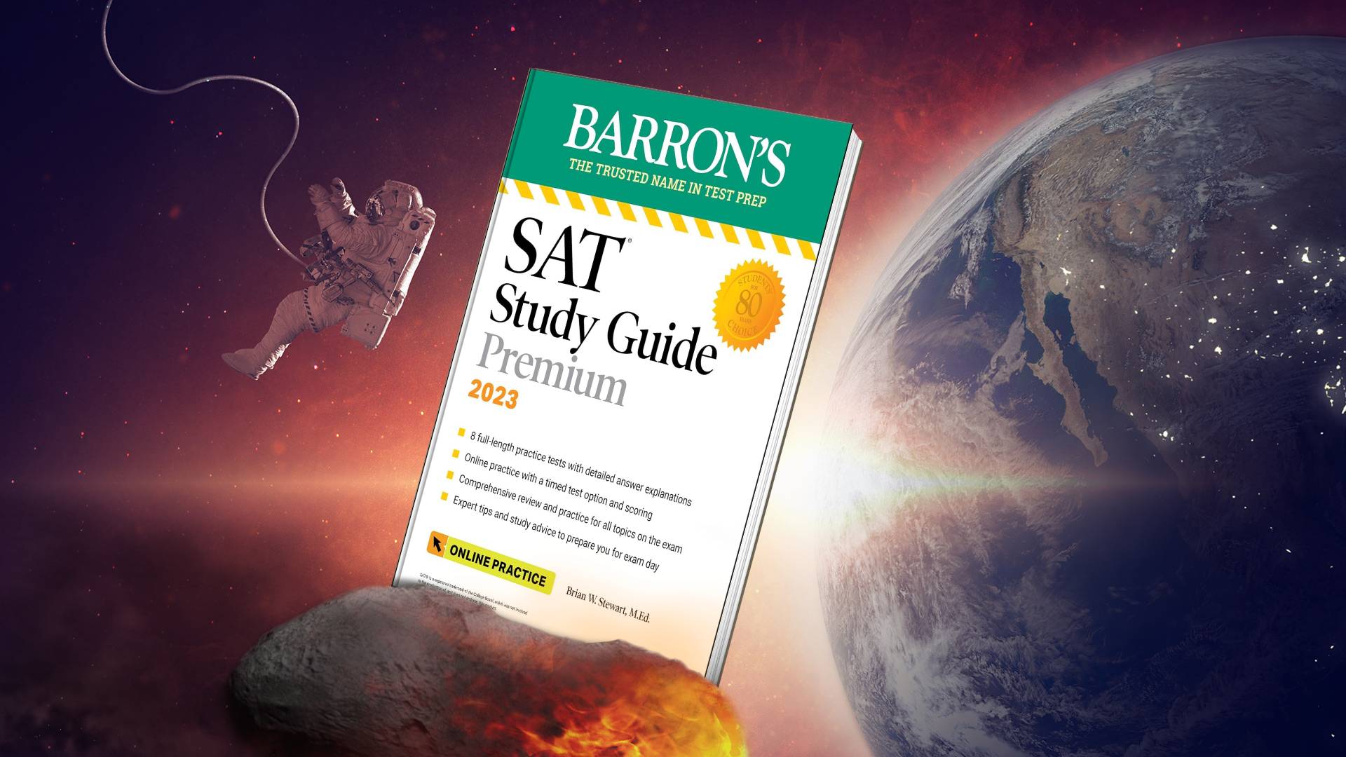 کتاب SAT Study Guide Premium 2023 اس ای تی استادی گاید پریمیوم