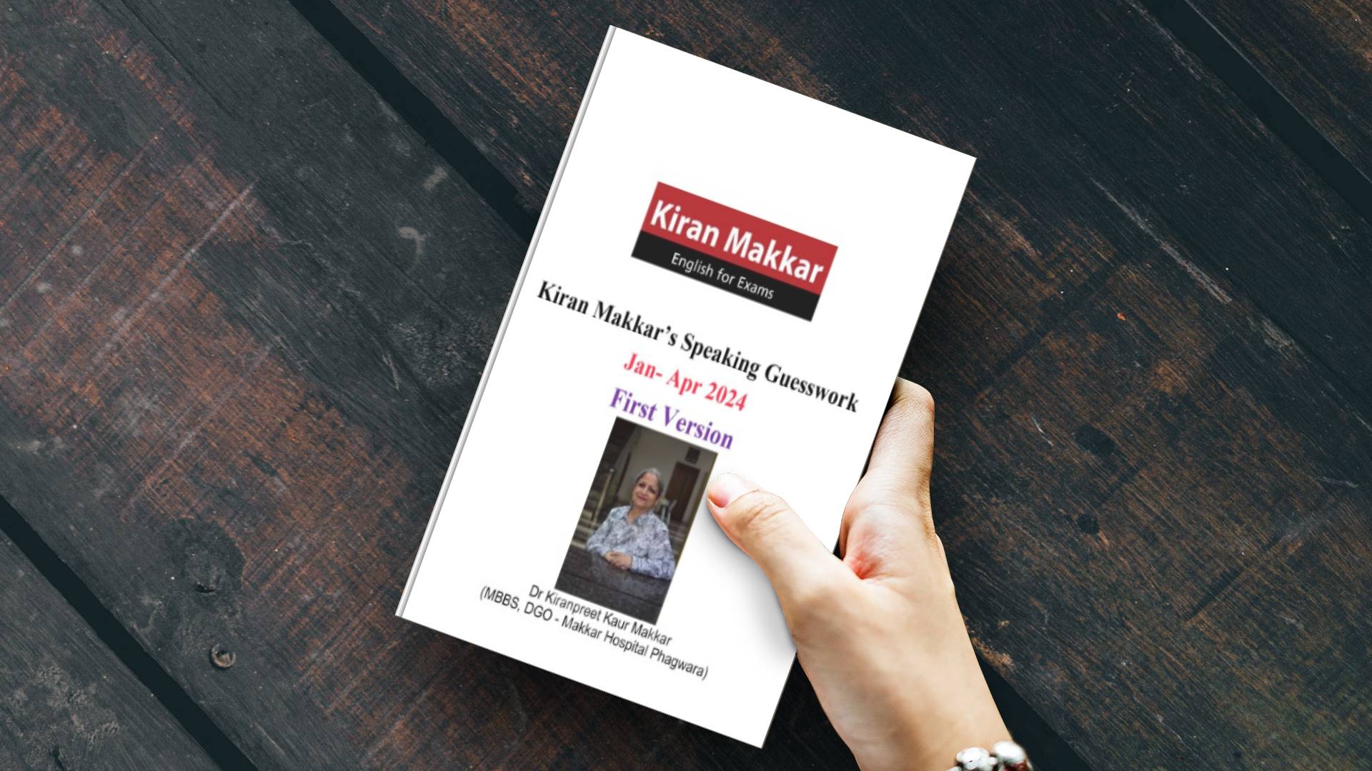 کتاب ماکار ایلتس اسپیکینگ Kiran Makkars Speaking Guesswork JAN APR 2024 First Version
