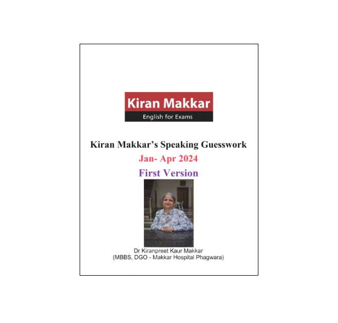 کتاب ماکار ایلتس اسپیکینگ Kiran Makkars Speaking Guesswork JAN APR 2024 First Version