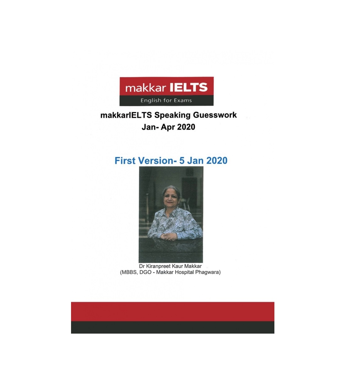 کتاب ماکار ایلتس اسپیکینگ Makkar IELTS Speaking Jun Aug 2020