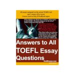 کتاب Answers to all TOEFL Essay Questions انسرز تو آل تافل ایسی